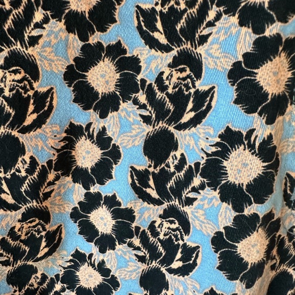 Wildfang Blue and Black Floral Jumpsuit - Picture 4 of 4